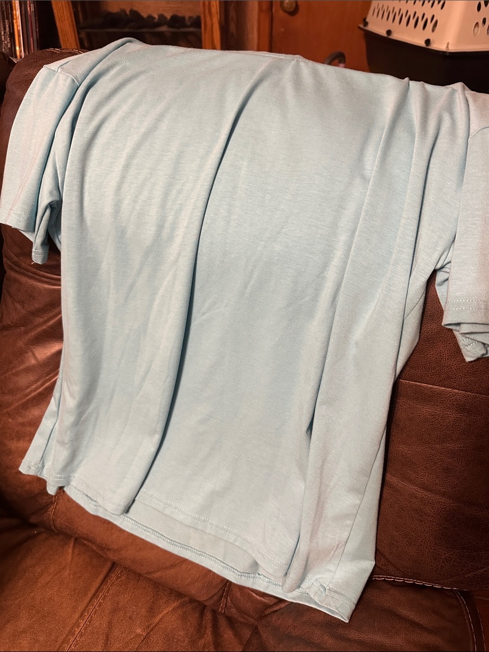 Amazon Light Blue Short Sleeve Tee